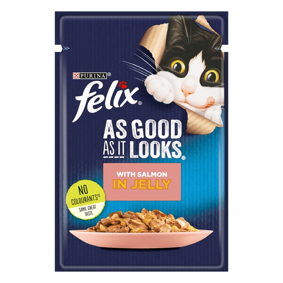 Purina Felix As Good As It Looks With Salmon In Jelly 85 g