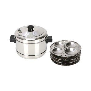 Chefline Stainless Steel Idly Cooker + 4Plates India