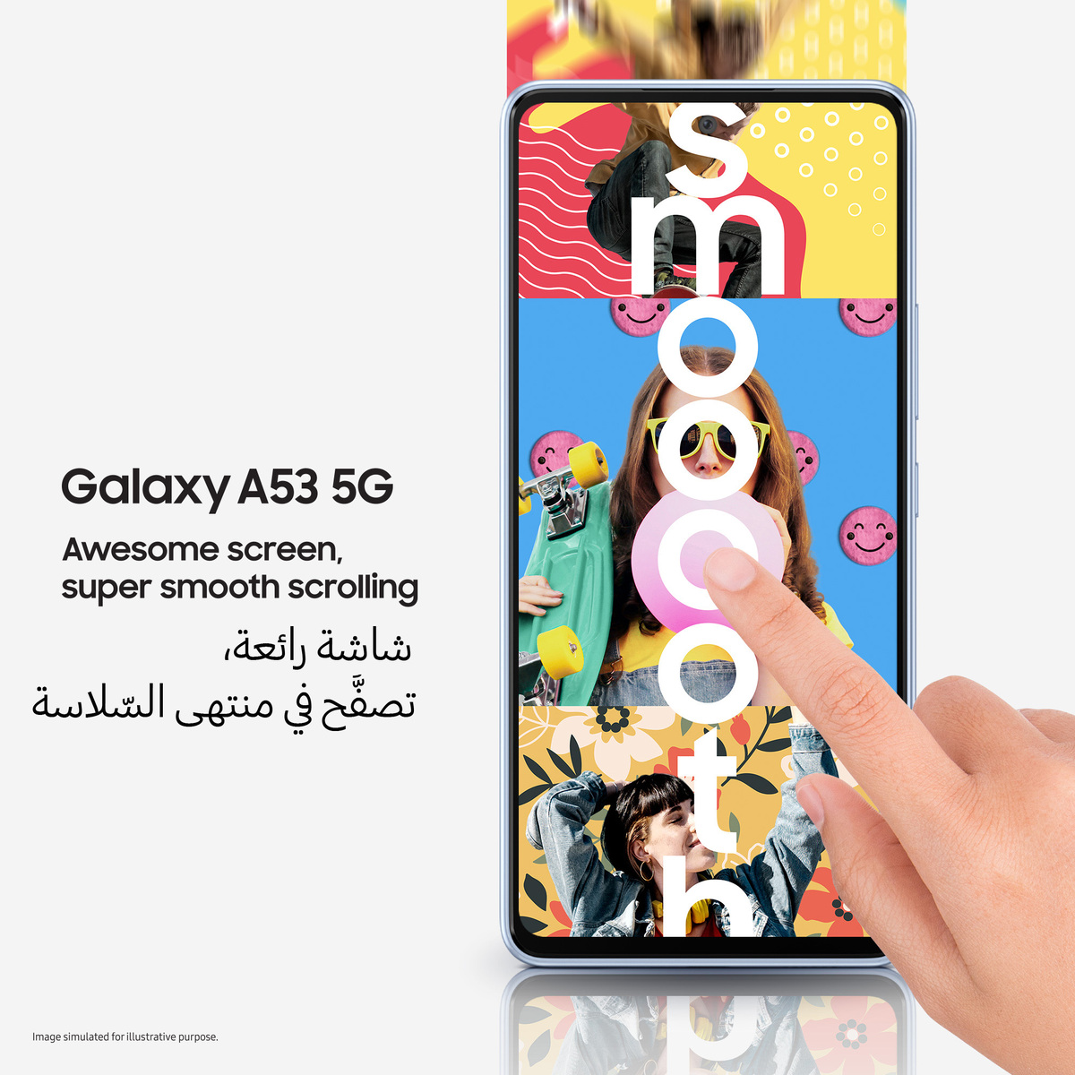 Samsung Galaxy A53 (A536) 256GB 5G Awesome White