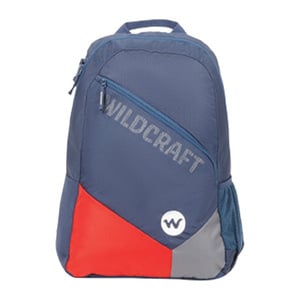 Wildcraft School Backpack Flash 20inch Blue Assorted