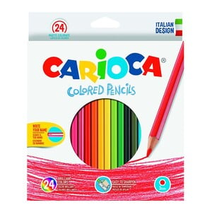 Carioca Colored Pencil 24pc Pack 40381 Assorted
