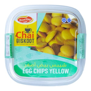 Bread King Chai Biskoot Eggs Chips Yellow 125 g