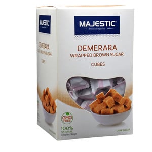 Majestic Demerara Wrapped Brown Sugar Cubes 700g