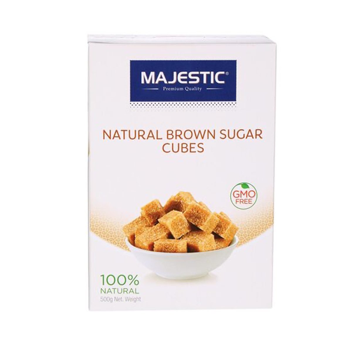 Majestic Natural Brown Sugar Cubes 500g
