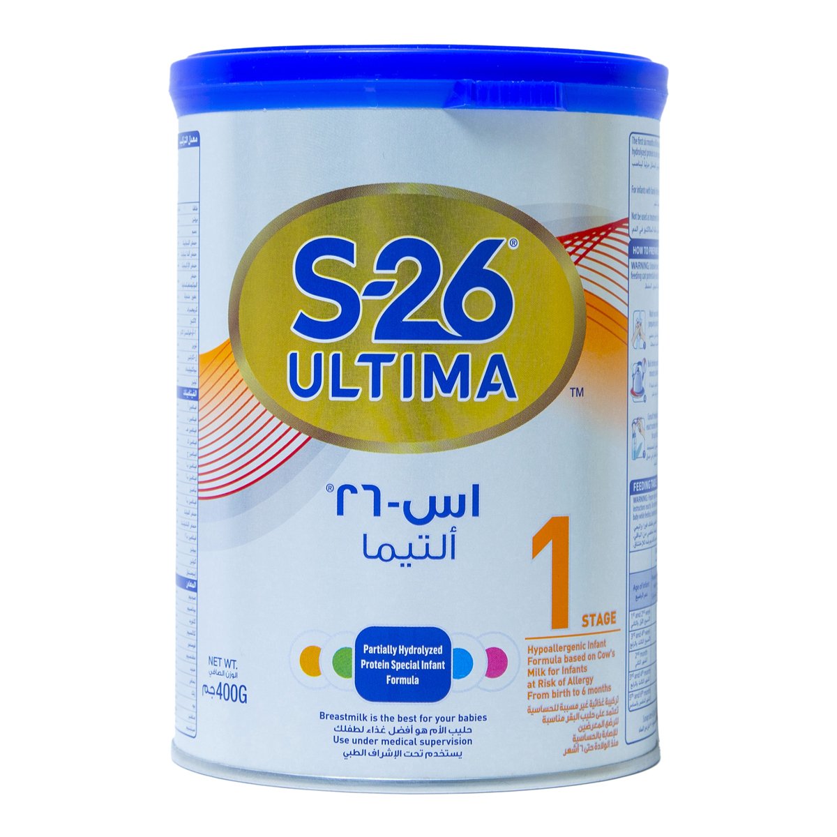 Nestle S26 Ultima Stage 1 Partially Hydrolyzed Protein Special Infant Formula From Birth to 6 Months 400 g