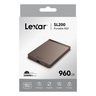 Lexar LSL200X960G 960GB Portable SSD, Solid State Drive, Up to 550MB/s Read