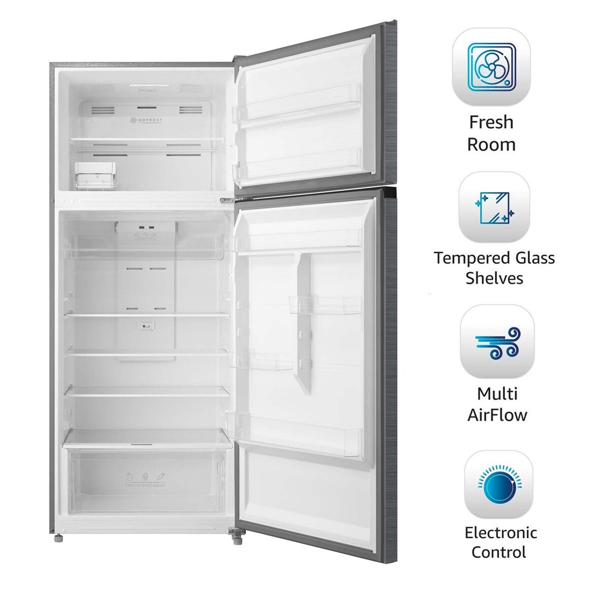 Daewoo Double Door Refrigerator FR-702VSI Gross 702L / Net 535LTR-Inverter