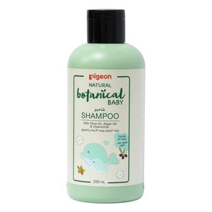 Pigeon Natural Botanical Baby Shampoo With Olive Oil , Argan Oil & Chamomile 200ml