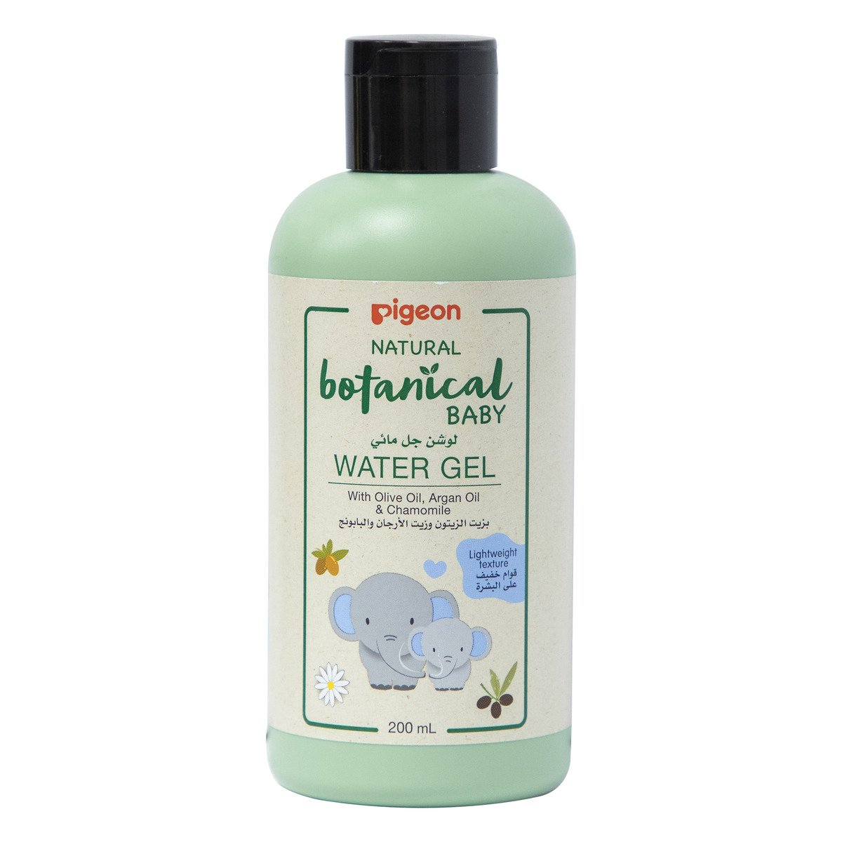 Pigeon Natural Botanical Baby Water Gel With Olive Oil , Argan Oil & Chamomile 200ml
