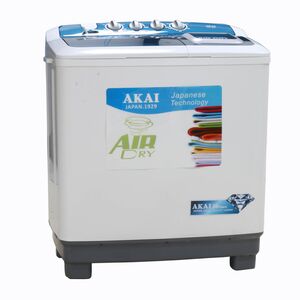 Akai Twin Tub Washing Machine-ATT1100M, 10Kg