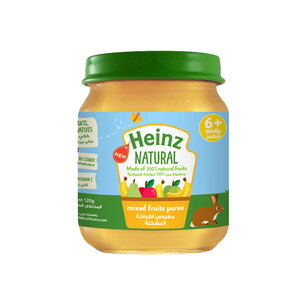 Heinz Baby Food Mixed Fruits Puree Jar For 6+ Months 120g