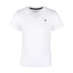 Eten Girls Basic T-Shirt Short Sleeve White, 5-6Y