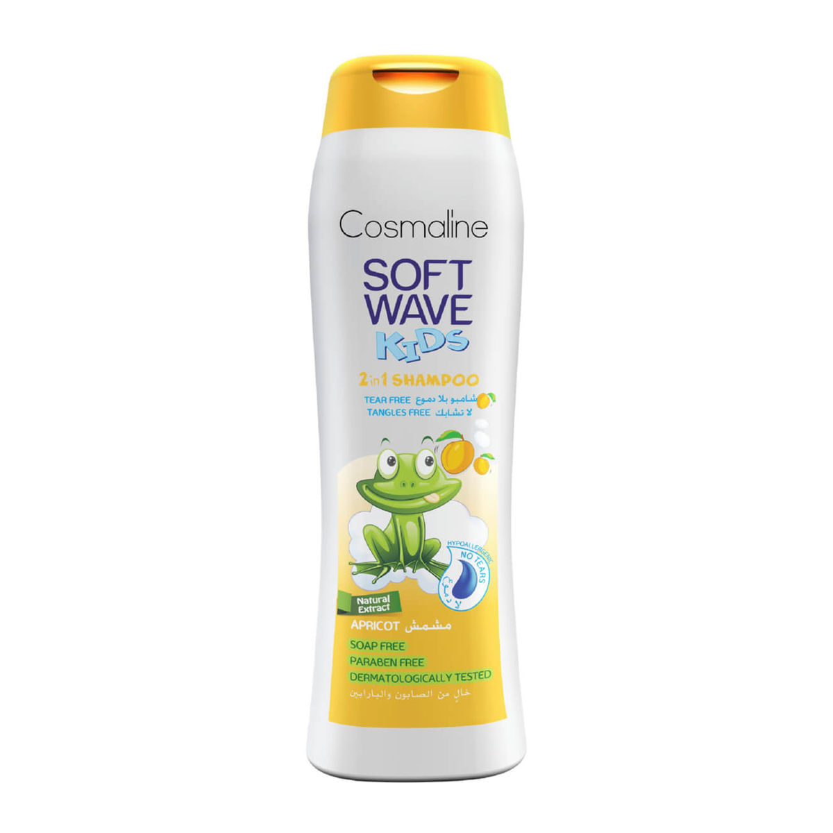 Cosmaline Soft Wave Apricot 2in1 Kids Shampoo 400ml