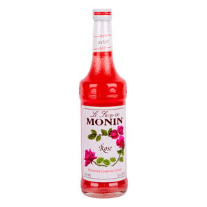 اشتري قم بشراء Monin Premium Rose Gourmet Syrup 750 ml Online at Best Price من الموقع - من لولو هايبر ماركت Syrups & Frosting في الامارات