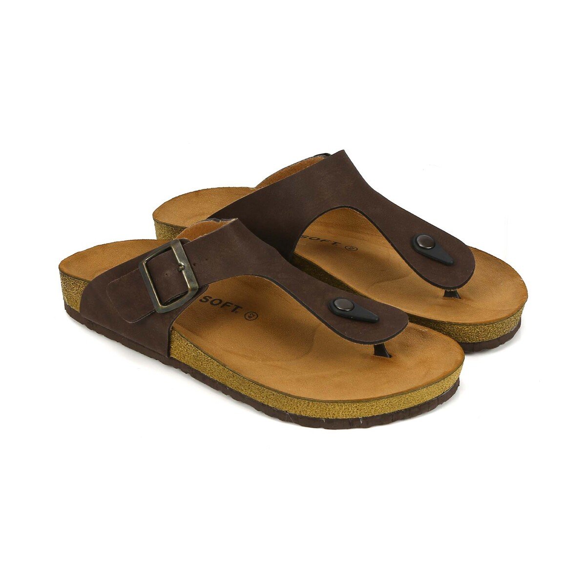 Fly Soft Men's Sandals S903-001 Brown, 40