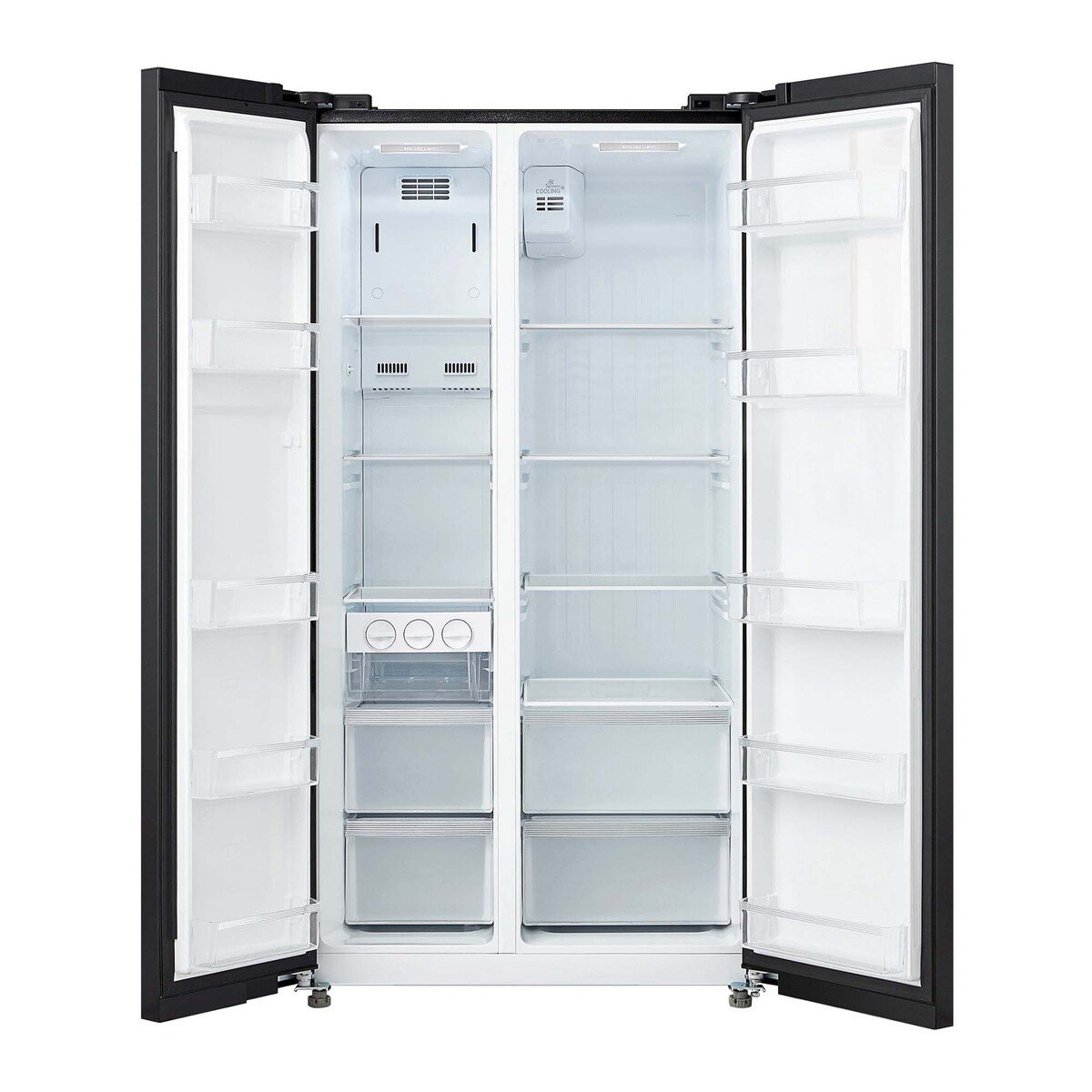 Panasonic Side by Side Refrigerator, 527 L, Silver, NR-BS704GKAE