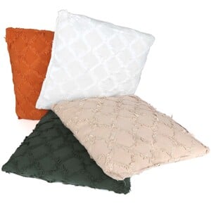 Maple Leaf Cotton Cushion 43x43cm Assorted Per pc
