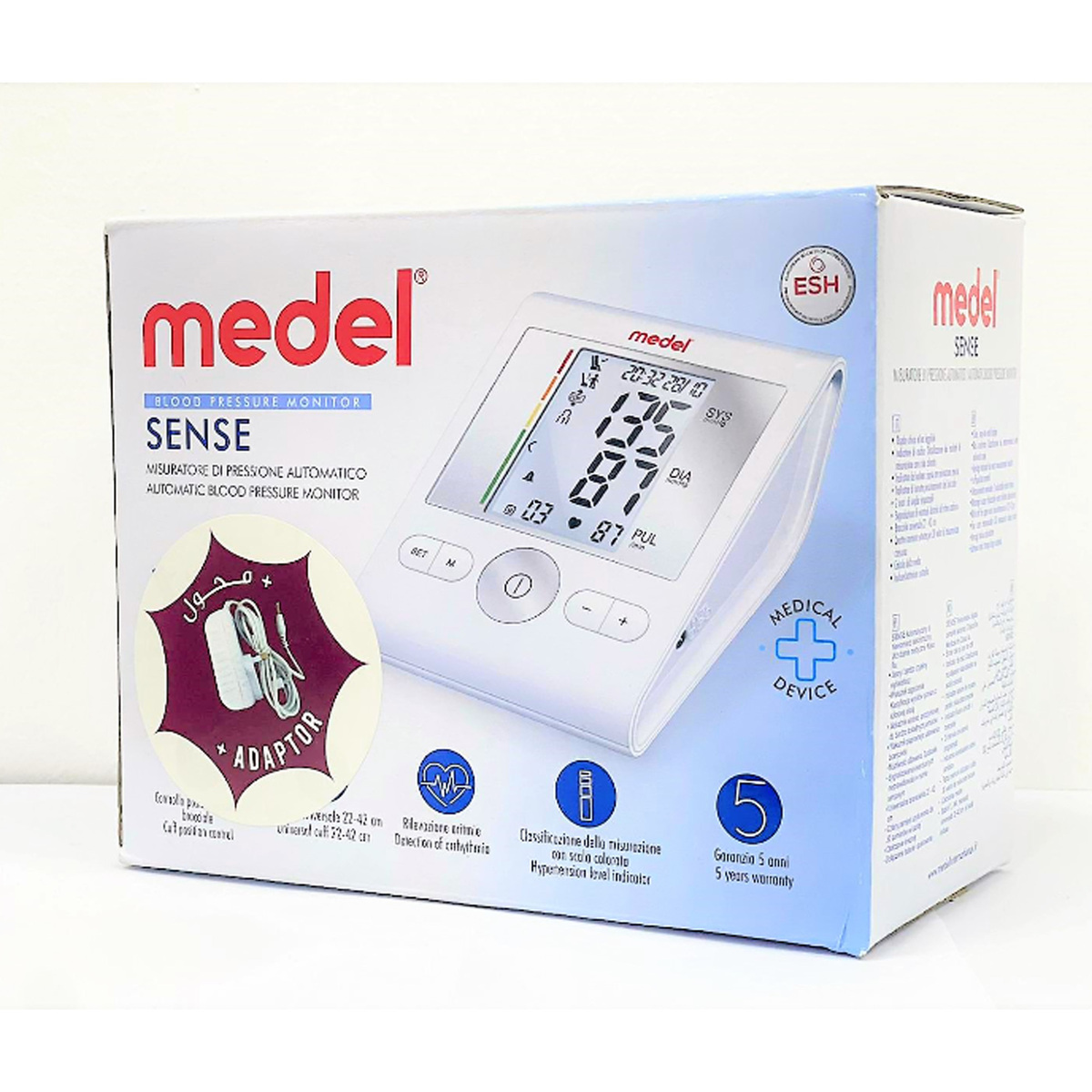 Medel Sense Blood Pressure Monitor With Adaptor 95251