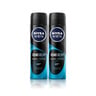 Nivea Men Deo Spray Deep Black Carbon Beat 2 x 150 ml