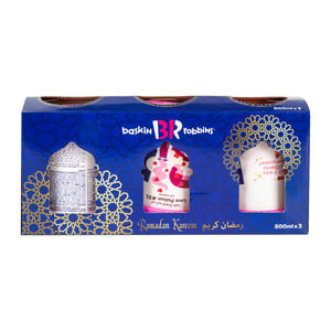 Baskin Robbins Ice Cream Assorted Value Pack 3 x 500 ml