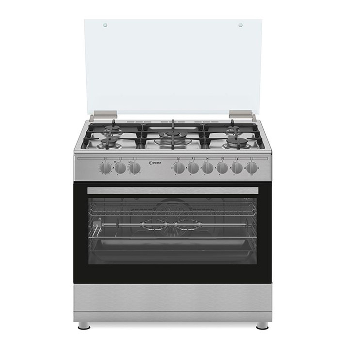Indesit 5 Burner Cooking Range Model IM9GC6KCX/ME
