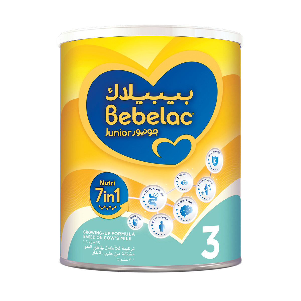 Bebelac Junior Nutri 7in1 Growing Up Formula Stage 3 From 1 to 3 Years 400g