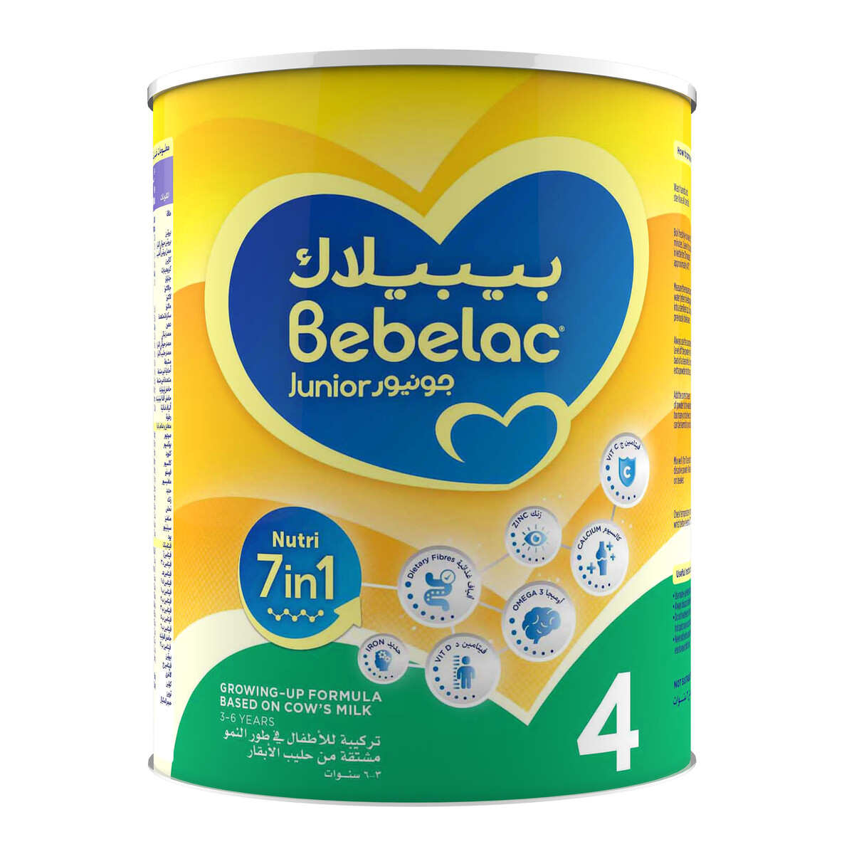 Bebelac Junior Nutri 7in1 Growing Up Formula Stage 4 From 3 to 6 Years 800 g