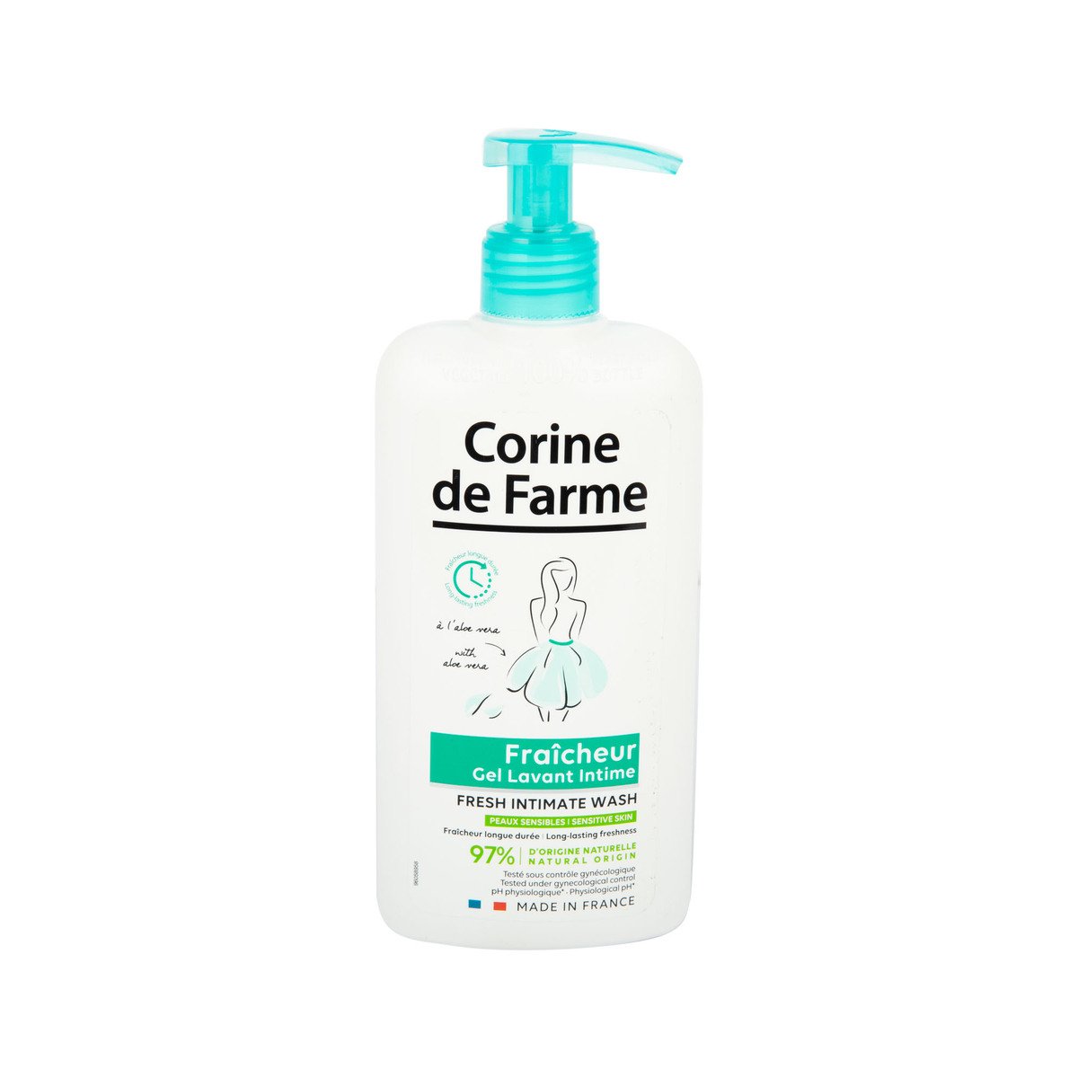 Corine De Farme Aloe Vera Fresh Sensitive Intimate Wash 250ml