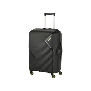 أمريكان توريستر حقيبة سفر أوميغا صلبة 4 عجلات مقاس 55 سم لون أسود