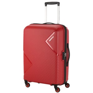 أمريكان توريستر حقيبة سفر أوميجا صلبة 4 عجلات 79 سم أحمر