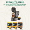 Delonghi DOLCE GUSTO INFINISSIMA Coffee Machine EDG268.GY + Starbucks Capsules Bundle Pack