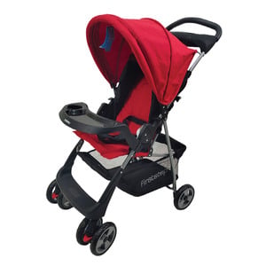 First Step Baby Stroller SK-3A Red