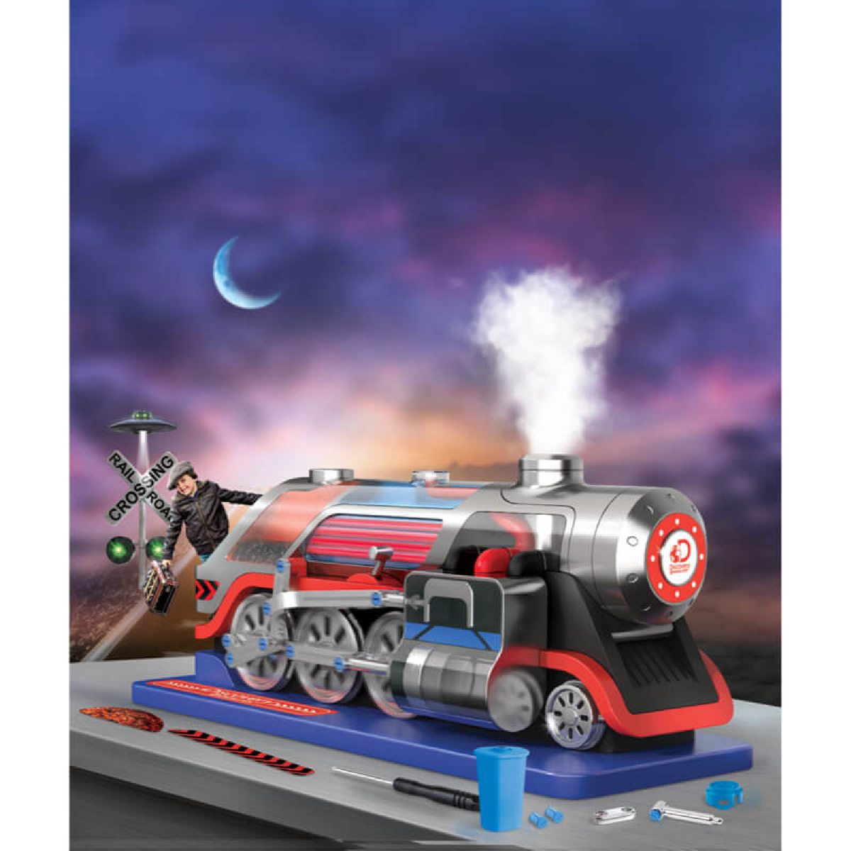 Discovery Kids DIY Model Steam Engine Kit 1423005920