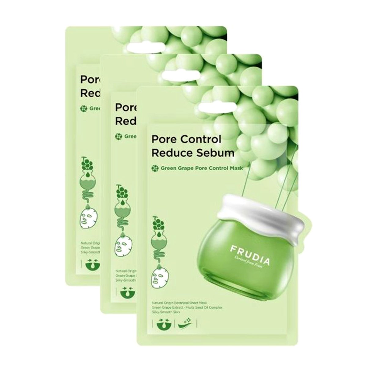 Frudia Green Grape Pore Control Mask 1pc