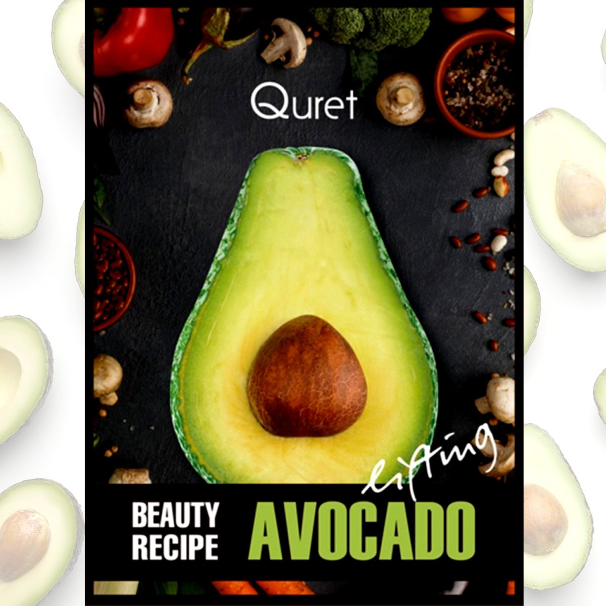 Quret Beauty Lifting Avocado Recipe Mask 1pc