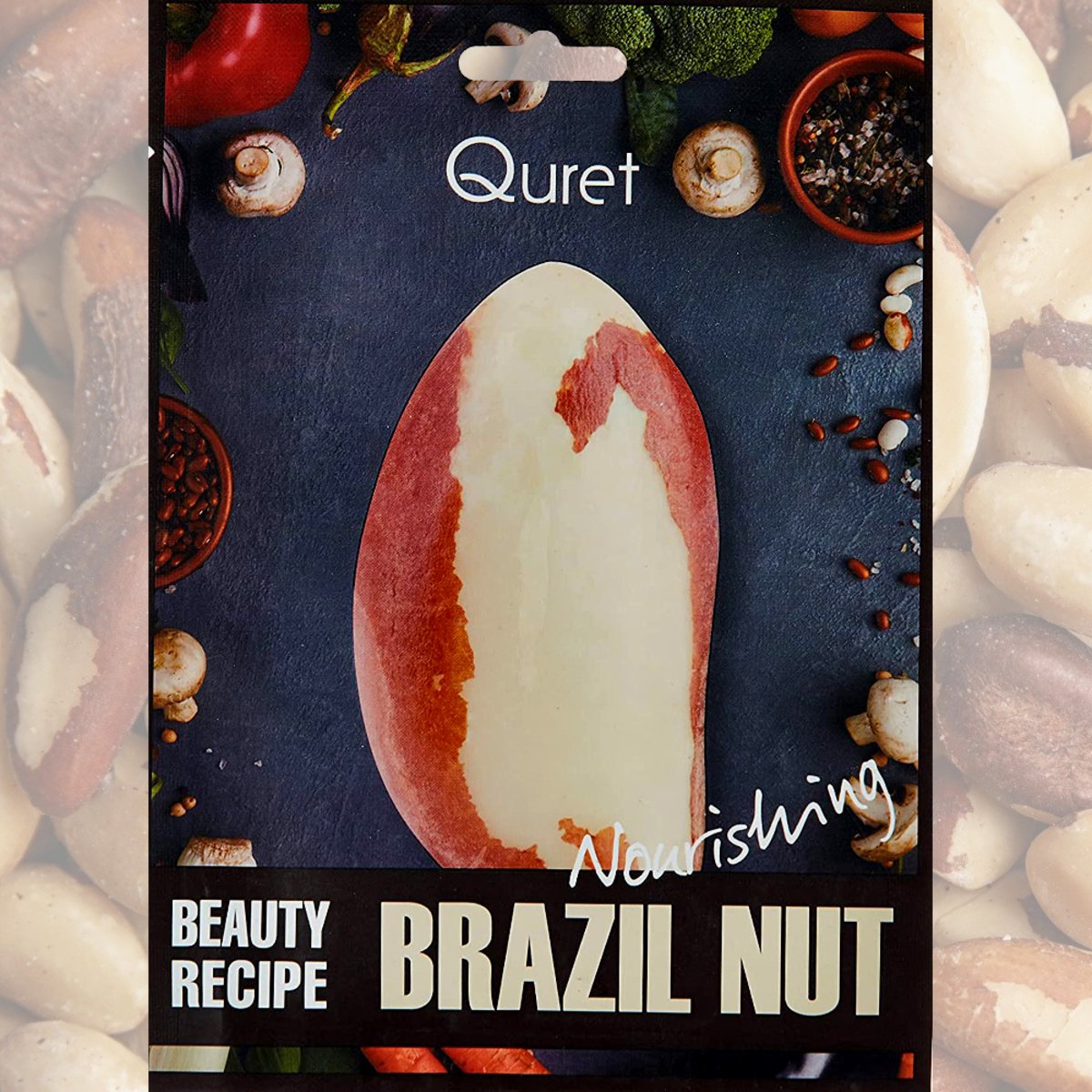Quret Beauty Nourishing Brazil Nut Recipe Mask 1pc