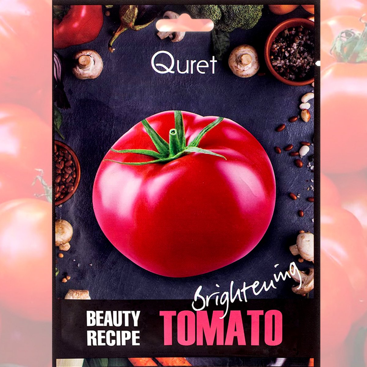Quret Beauty Brightening Tomato Recipe Mask 1pc