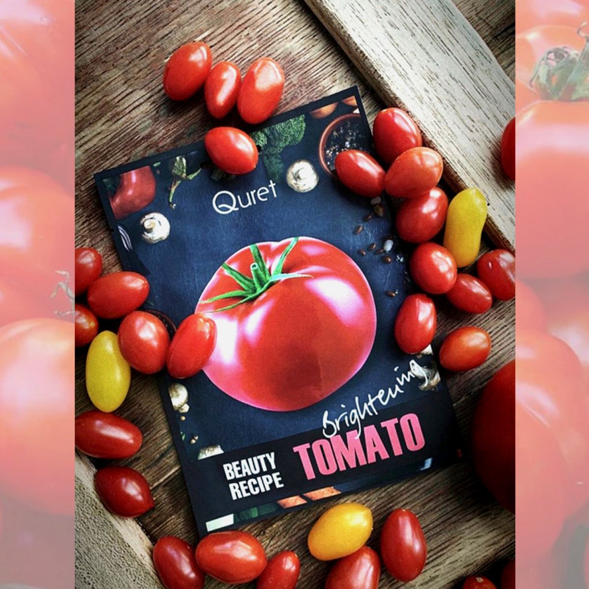 Quret Beauty Brightening Tomato Recipe Mask 1pc