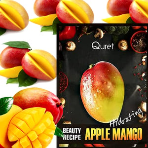 Quret Beauty Hydrating Apple Mango Recipe Mask  1pc
