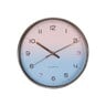 Maple Leaf Battery Operated PVC Wall Clock 12inch Assorted Colors & Designs