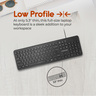 Promate Quiet Key Wired Compact Key Board & Mouse Combo-KM2