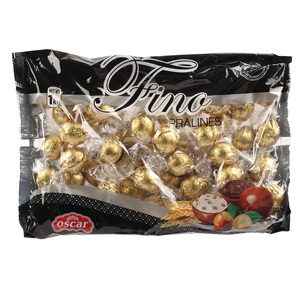 Buy Oscar Chocolate Fino Praline Gold 1 kg Online at Best Price | Rostry Confectionary | Lulu KSA in Kuwait