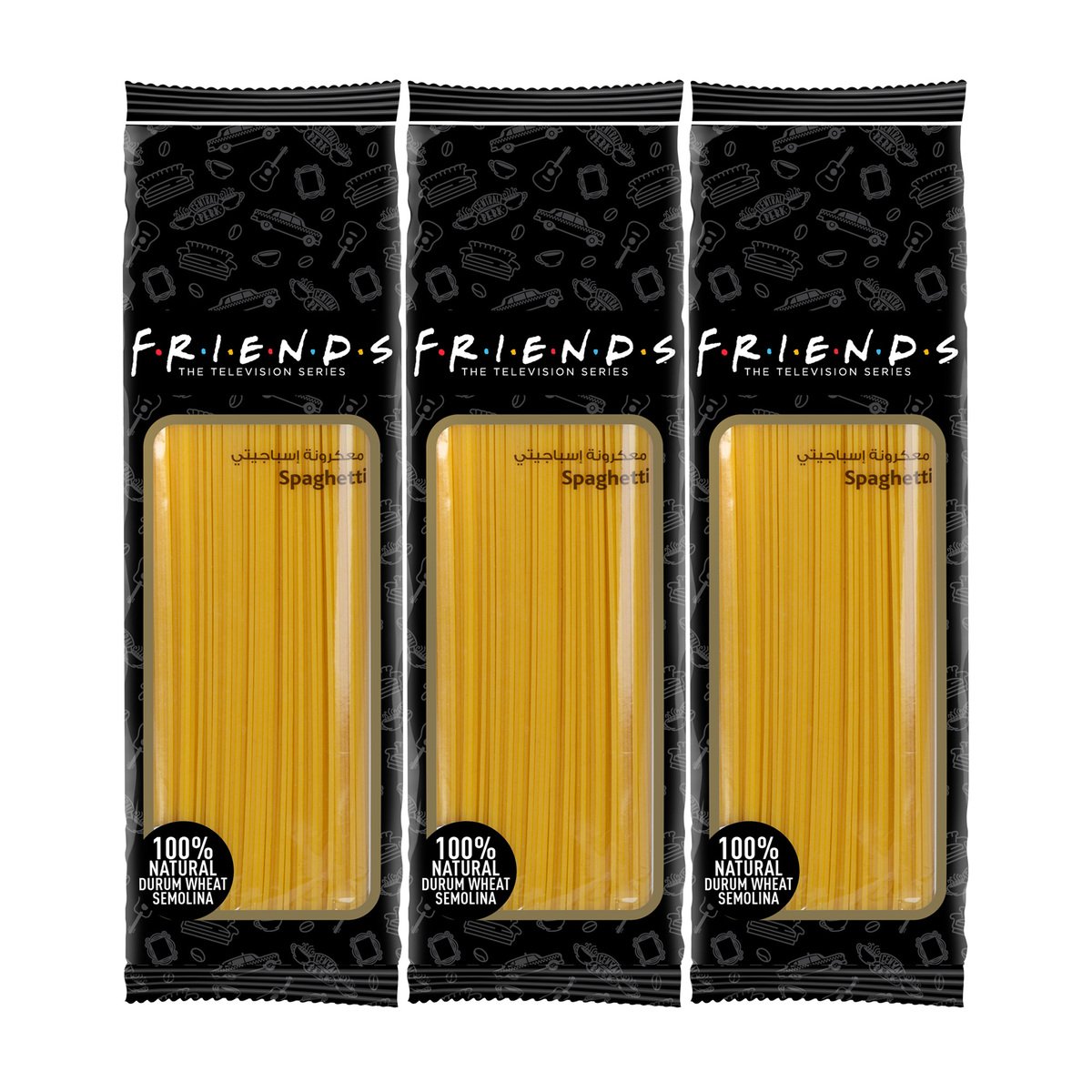 Friends Spaghetti Pasta 3 x 400 g