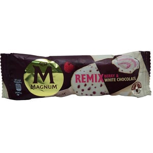 Buy Magnum Remix Berry & White Chocolate Ice Cream Stick 90 ml Online at Best Price | Ice Cream Impulse | Lulu Kuwait in Kuwait