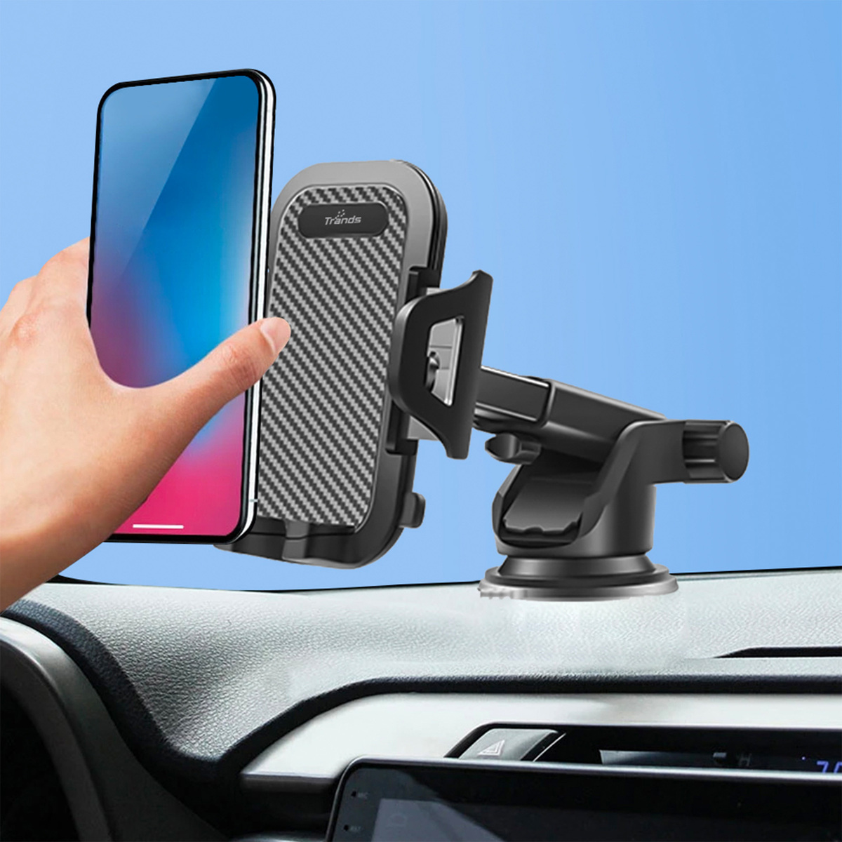 Trands 360° Rotatable Dashboard and Windshield Car Holder HO570