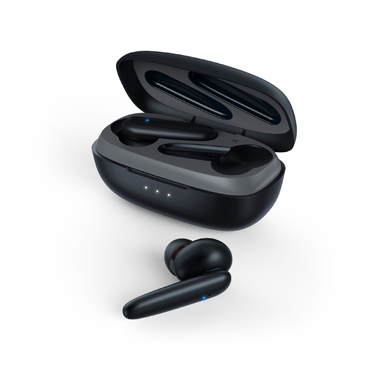 Hama Passion Clear True Wireless Bluetooth Headphones, ANC, In-ear, Black, 184078