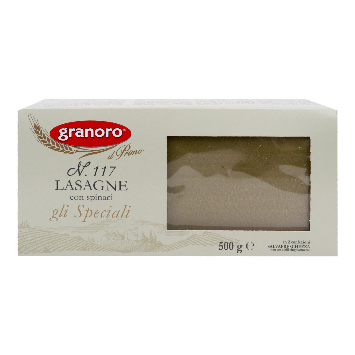 Granoro Lasagne With Spinach No. 17 500 g