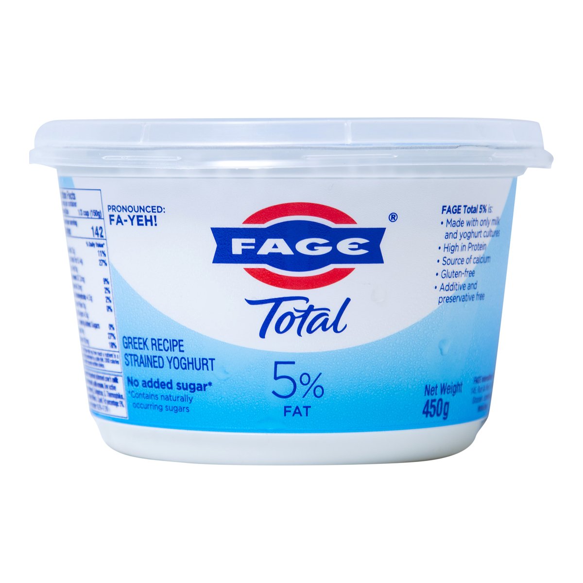 Fage Total 5% Fat Strained Yoghurt 450 g