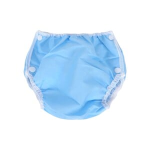 Eten Infant Diaper Panty Plain Blue, Large
