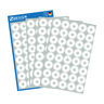 أفيري ملصقات حلقات التقويه ، 160 حلقة تقوية / 4 صفحات ، أبيض ، 3027